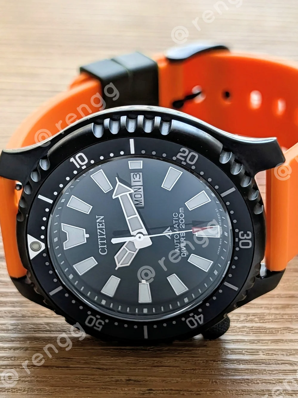 Dark Green Citizen Promaster FUGU AUTOMATIC Men's Dive Watch Sapphire 200M